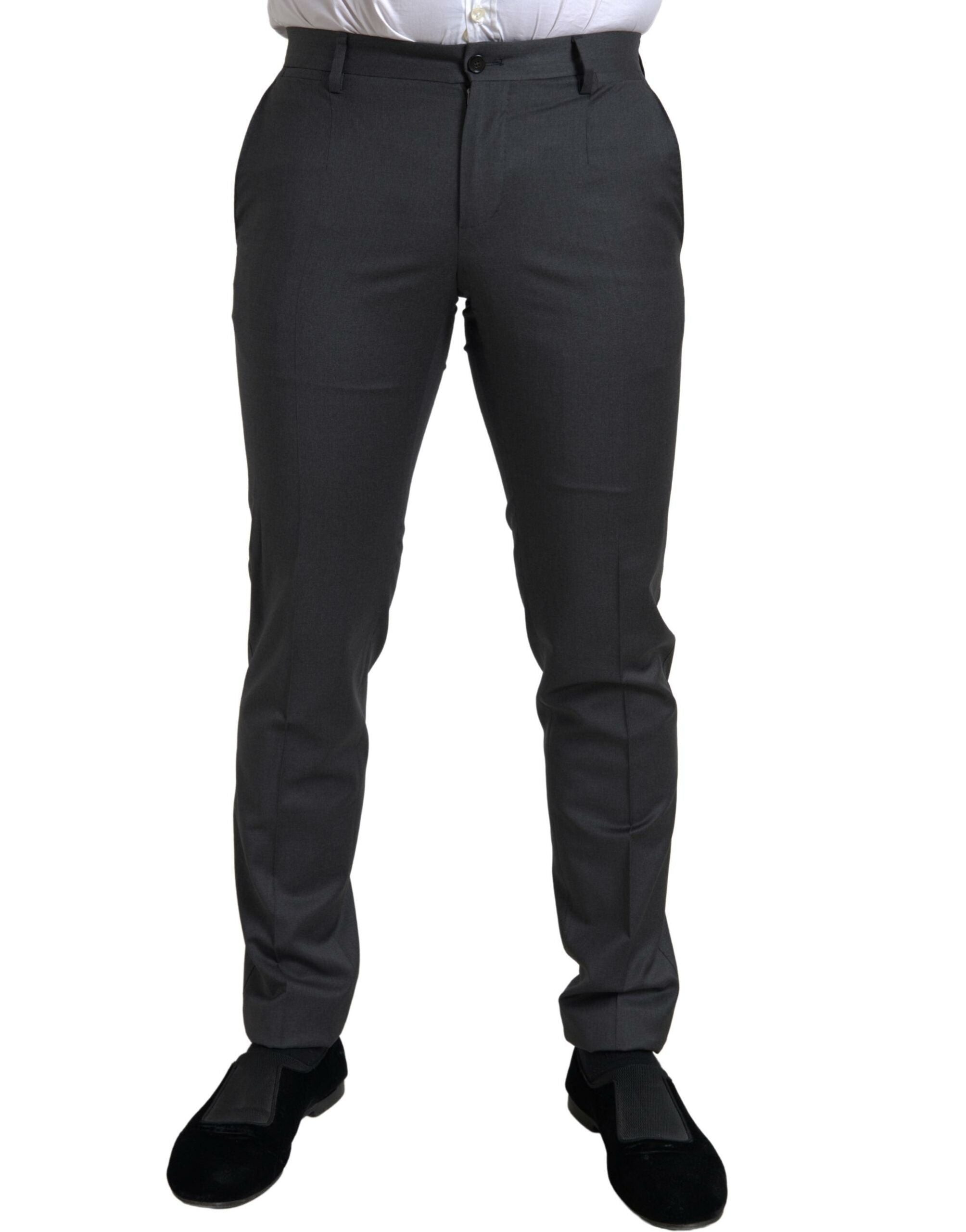Dolce & Gabbana Grey Double-Breasted 2-Piece SICILIA Suit