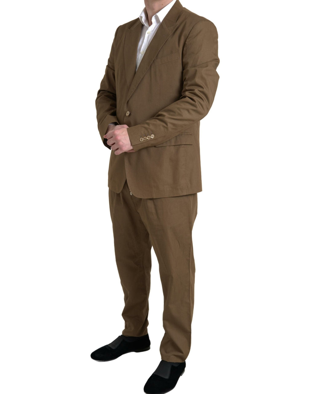 Dolce & Gabbana Brown 2-Piece Single-Breasted TAORMINA Suit