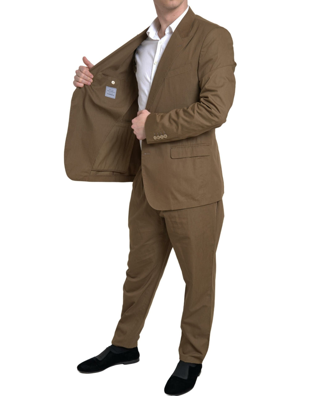 Dolce & Gabbana Brown 2-Piece Single-Breasted TAORMINA Suit