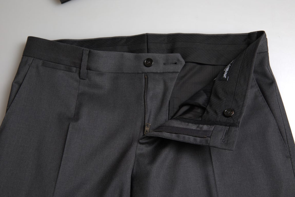 Dolce & Gabbana Grey Double-Breasted 2-Piece SICILIA Suit