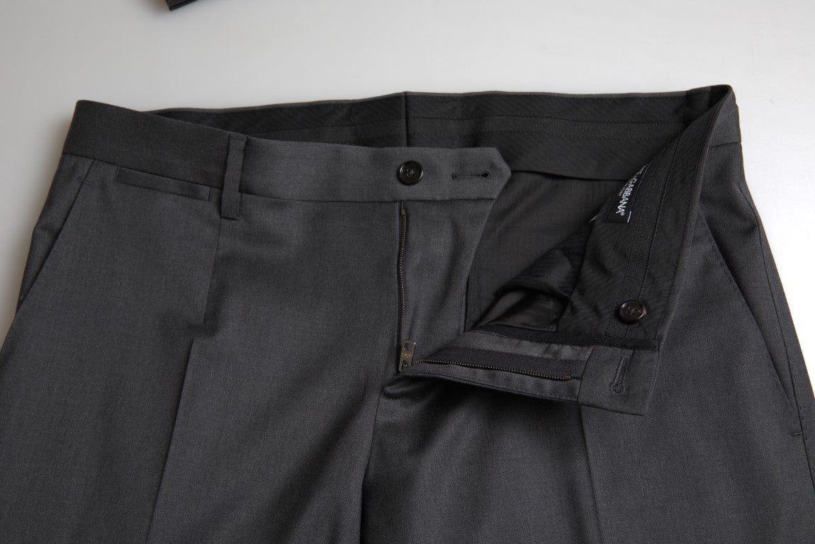 Dolce & Gabbana Grey Double-Breasted 2-Piece SICILIA Suit