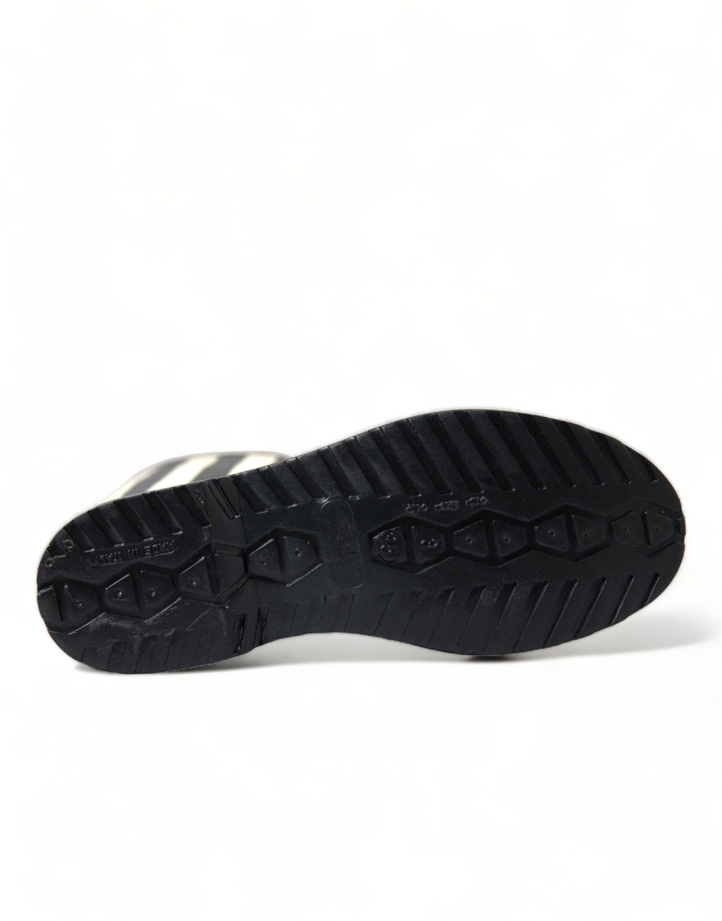 Dolce & Gabbana Schwarze kniehohe flache Gummistiefel Schuhe