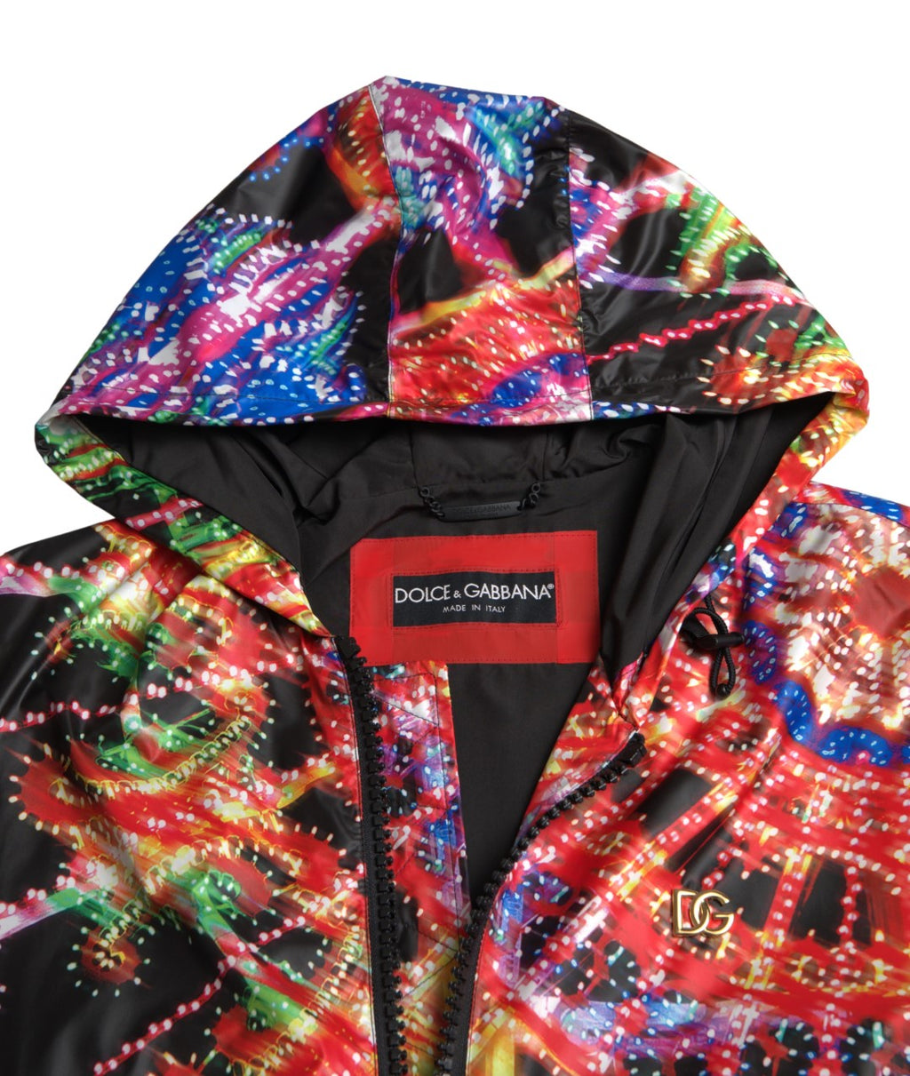 Dolce & Gabbana Multicolor Sweatshirt mit Kapuze Pullover