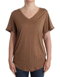 John Galliano Brown Short Sleeve Top