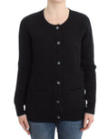 John Galliano Schwarze Wollstrickjacke