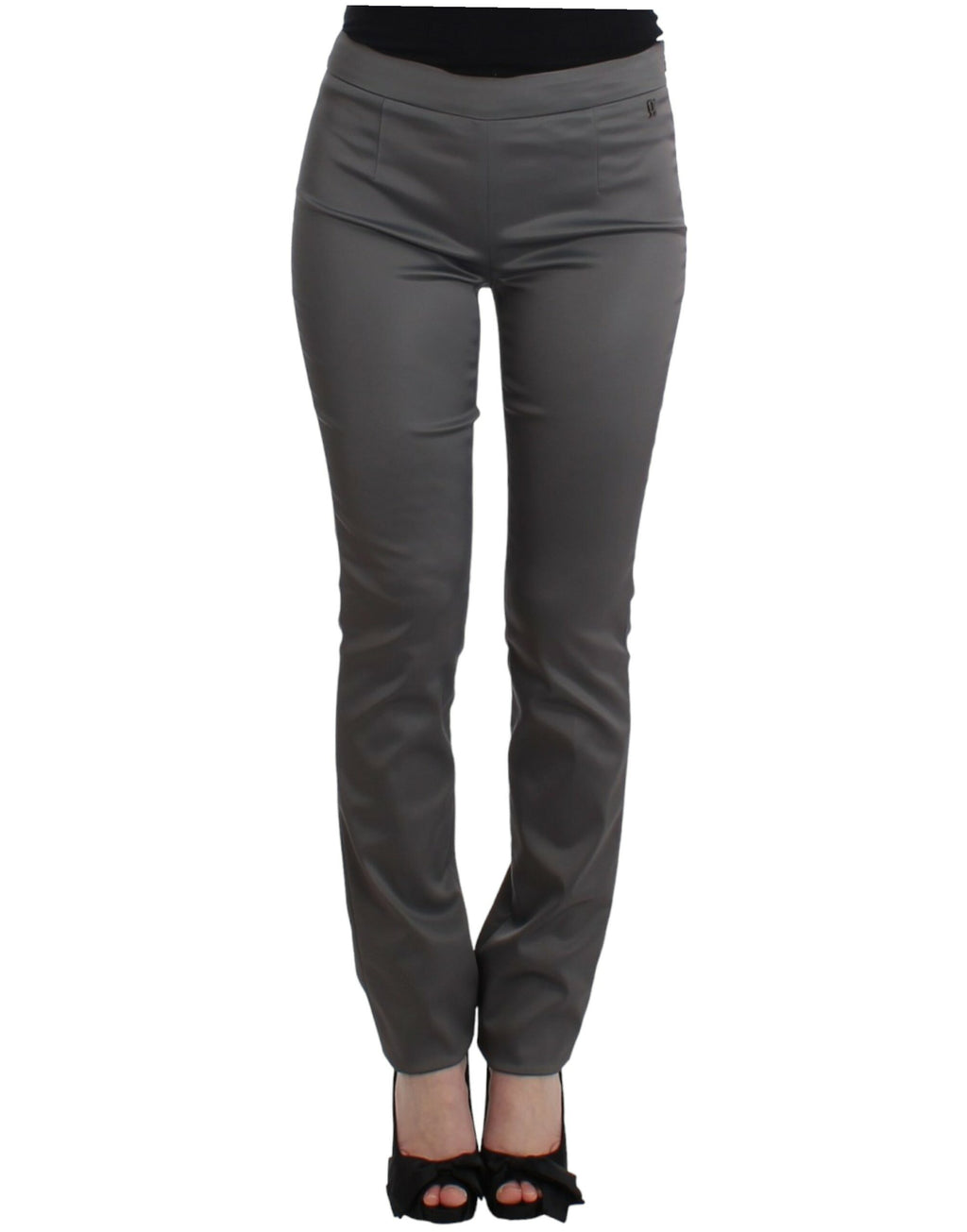 John Galliano Graue Slim Fit Hose