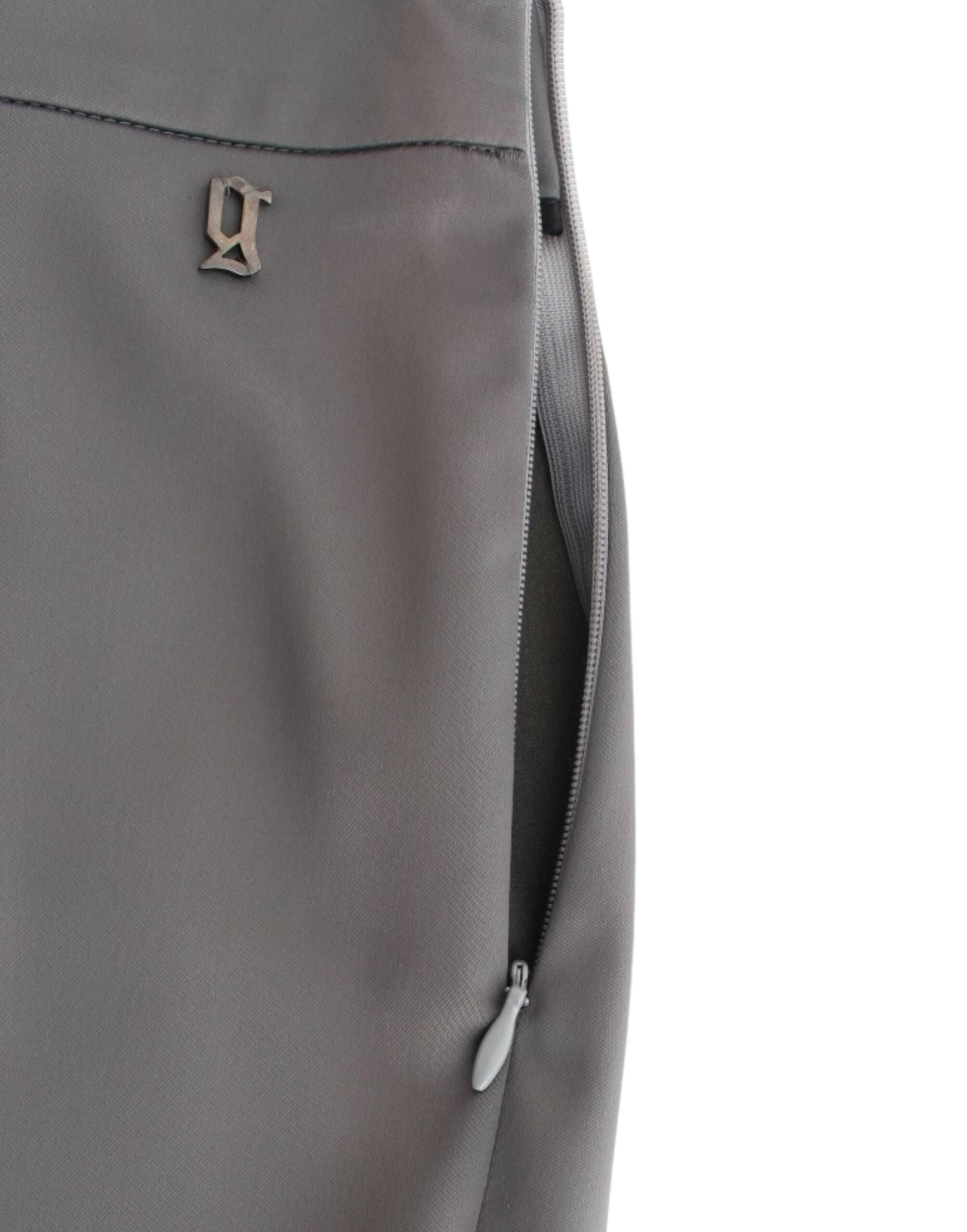 John Galliano Graue Slim Fit Hose