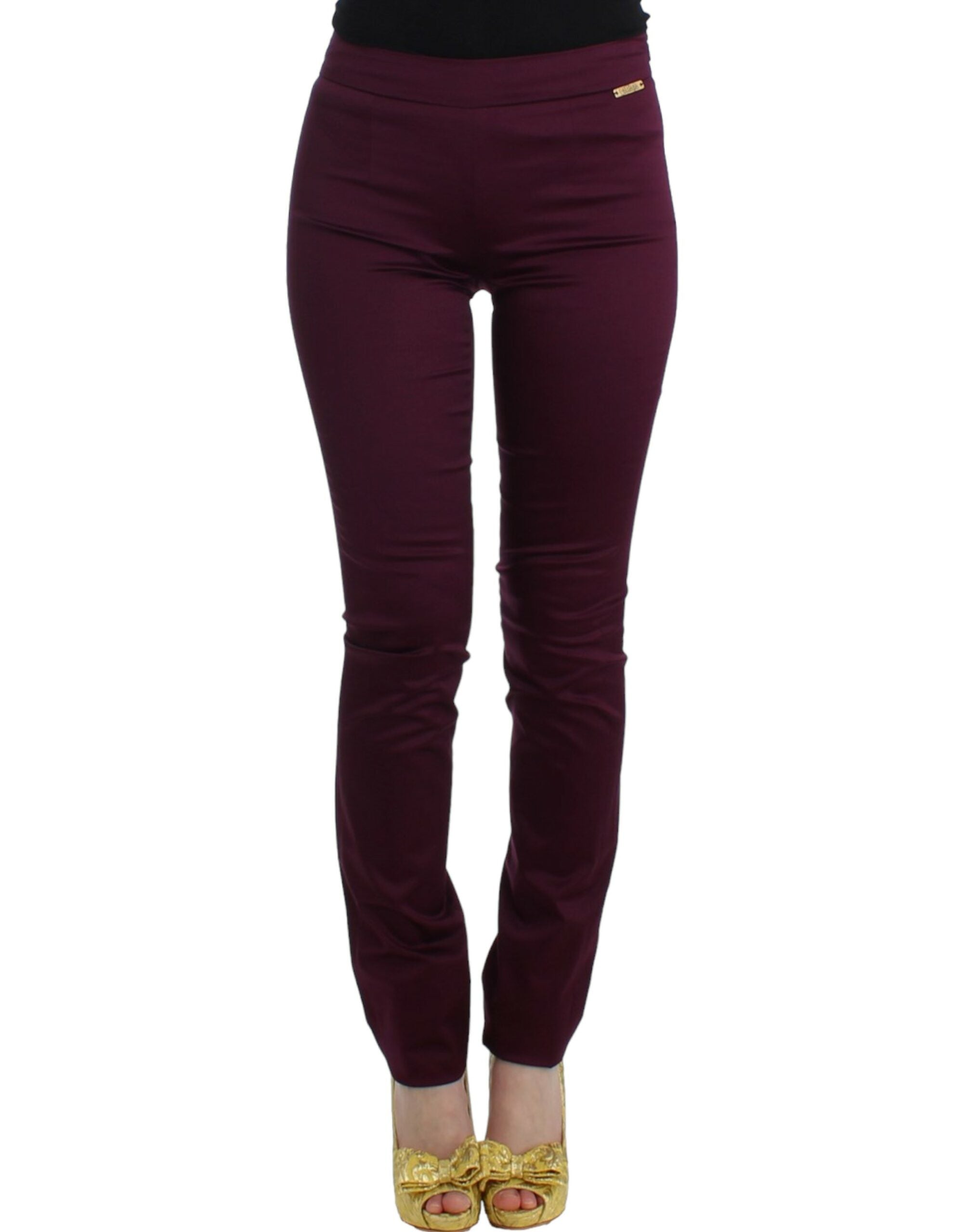 John Galliano Purple Slim Fit Trousers