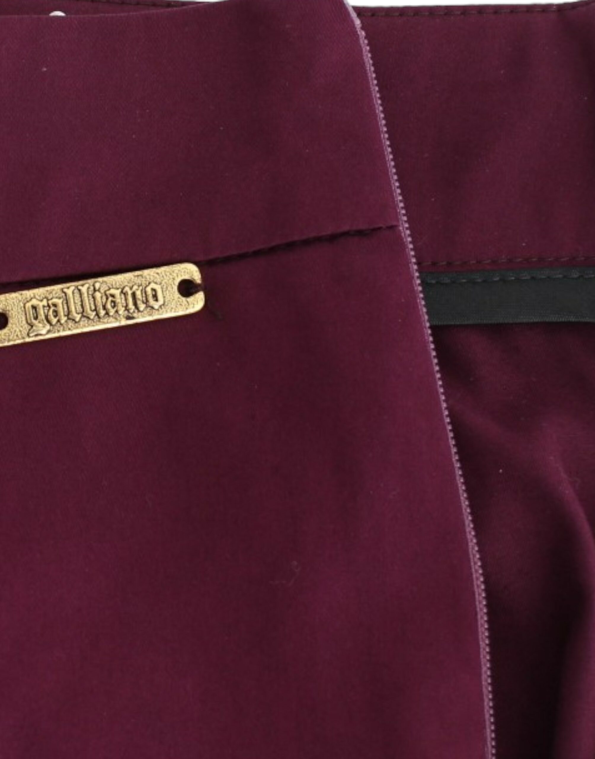 John Galliano Purple Slim Fit Trousers