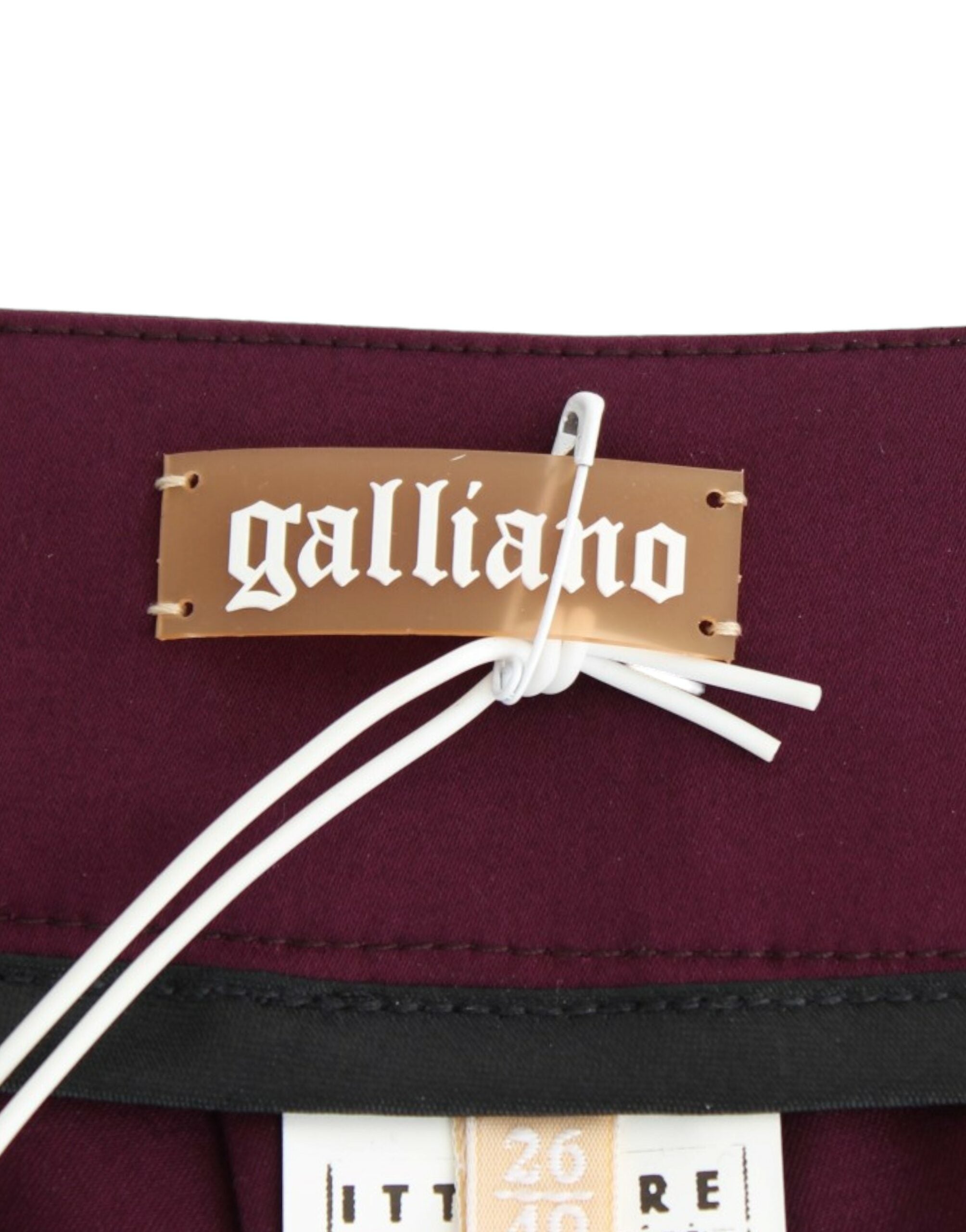 John Galliano Purple Slim Fit Trousers