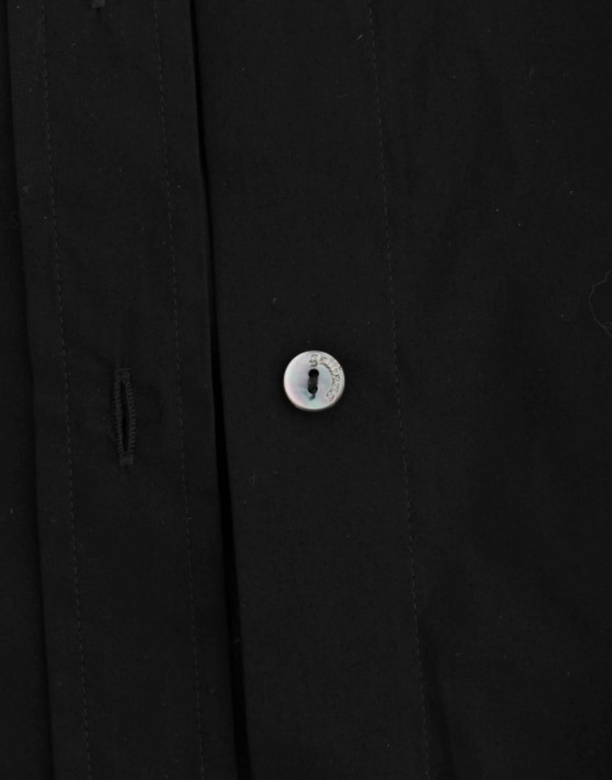 John Galliano Schwarzes Baumwollshirt-Top