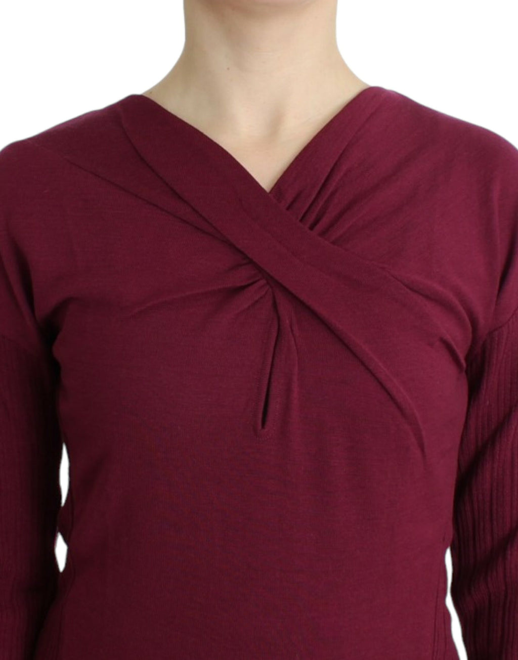 Cavalli Lilac Wool Knit Sweater