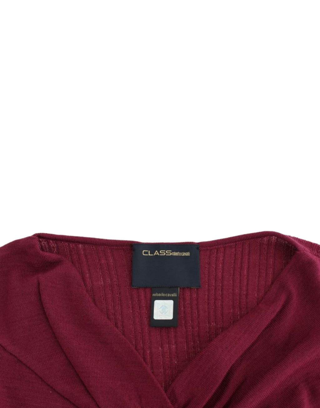 Cavalli Lilac Wool Knit Sweater