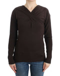 Cavalli Brown Wool Knit Sweater