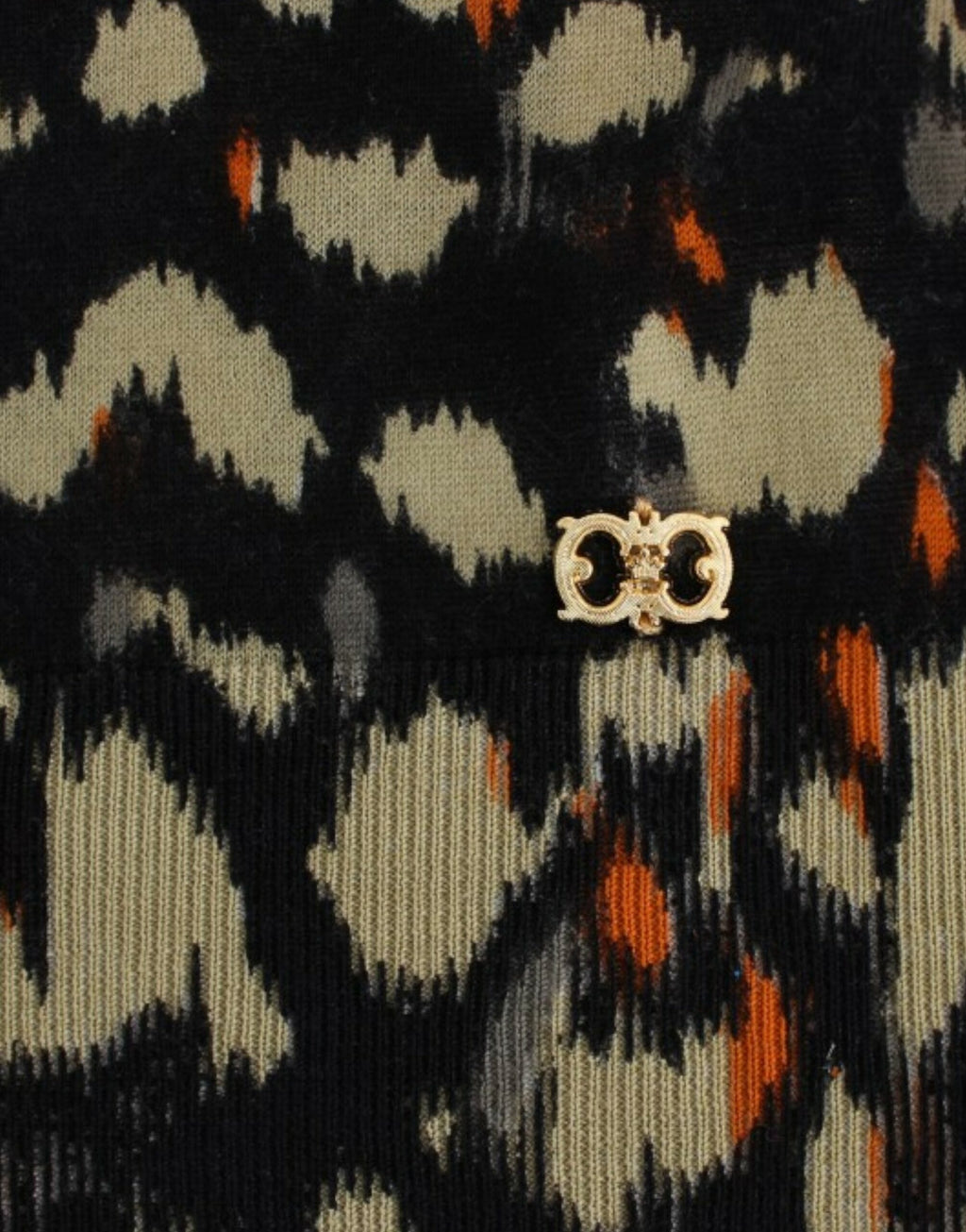 Cavalli Multicolor V-Neck Wool Sweater