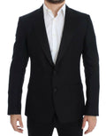 Dolce & Gabbana SICILIA Black Wool-Silk Blazer
