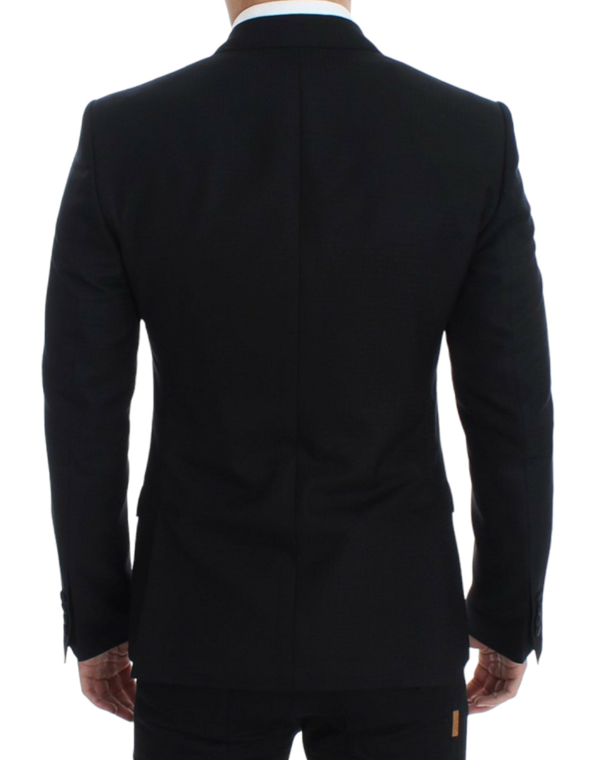 Dolce & Gabbana SICILIA Black Wool-Silk Blazer