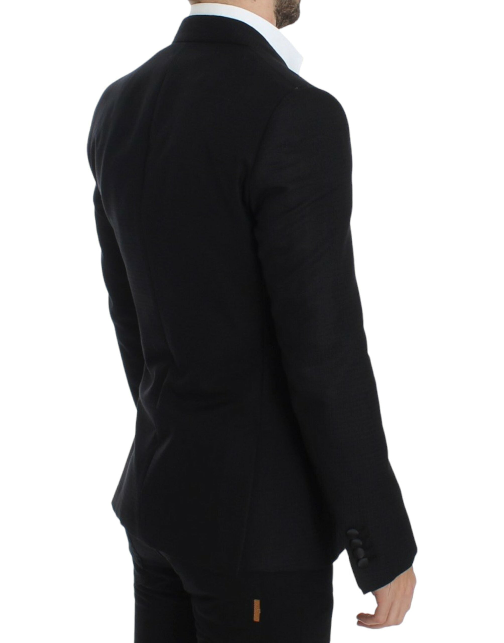 Dolce & Gabbana SICILIA Black Wool-Silk Blazer
