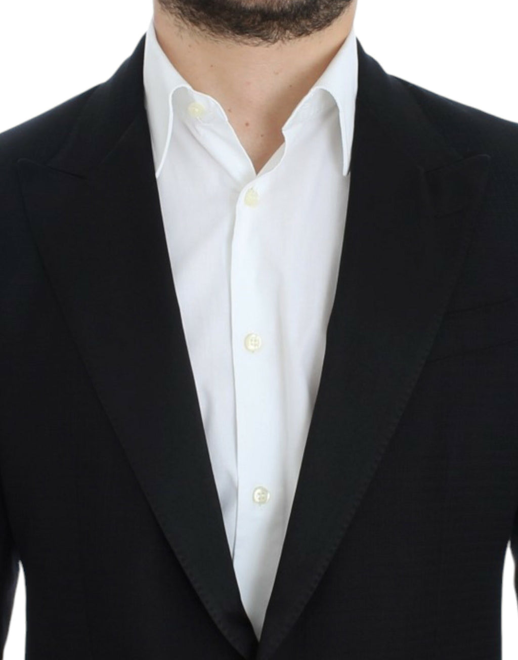 Dolce & Gabbana SICILIA Black Wool-Silk Blazer