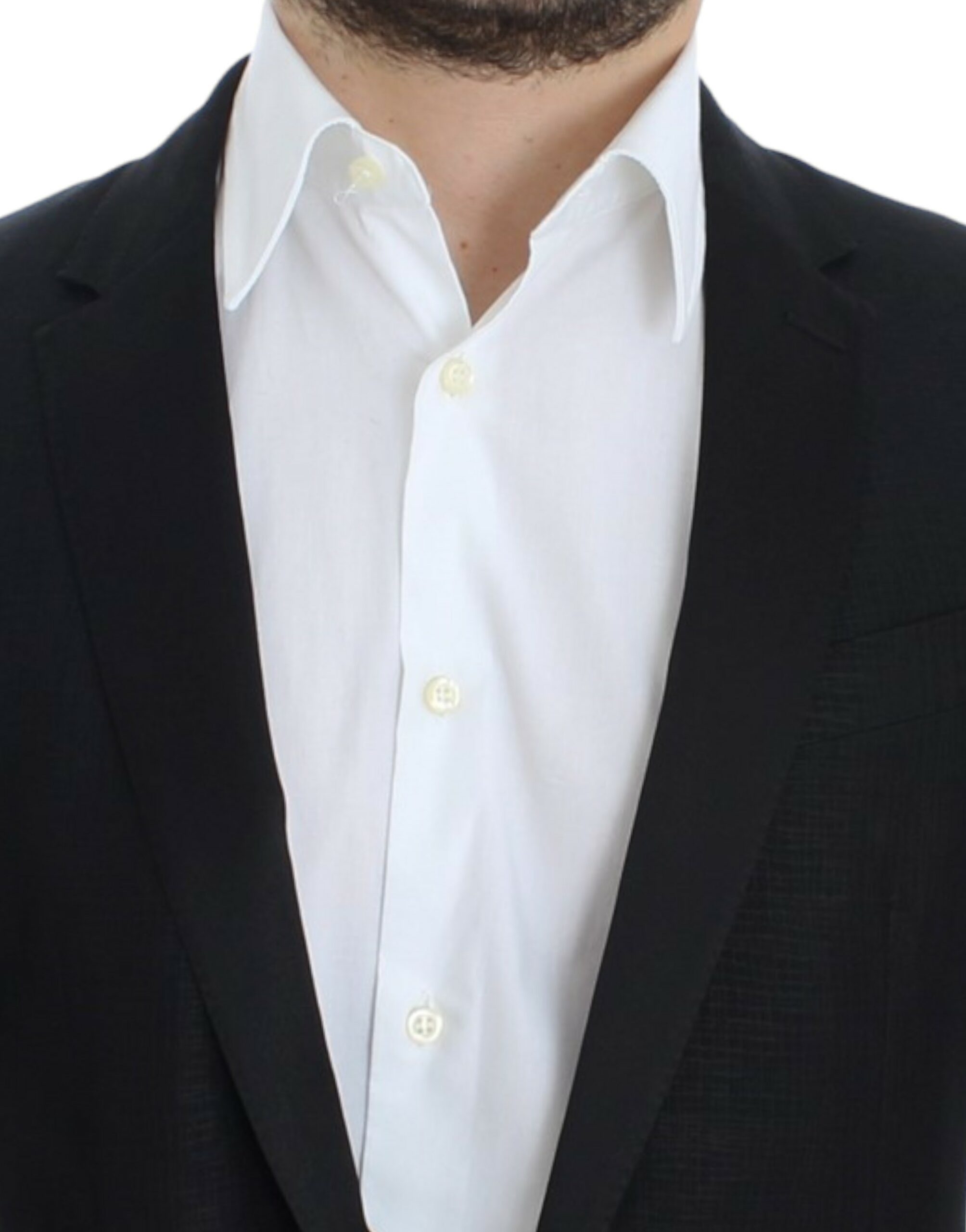 Dolce & Gabbana Schmaler schwarzer Wollblazer von MARTINI
