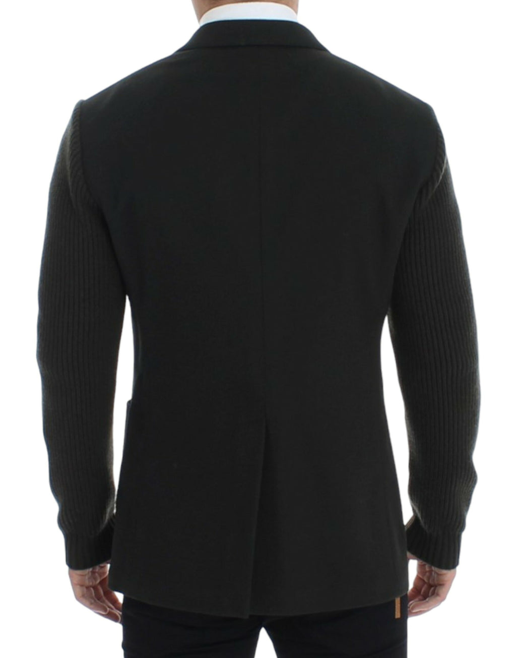 Dolce & Gabbana Grüner Kaschmir-Blazer mit zwei Knöpfen