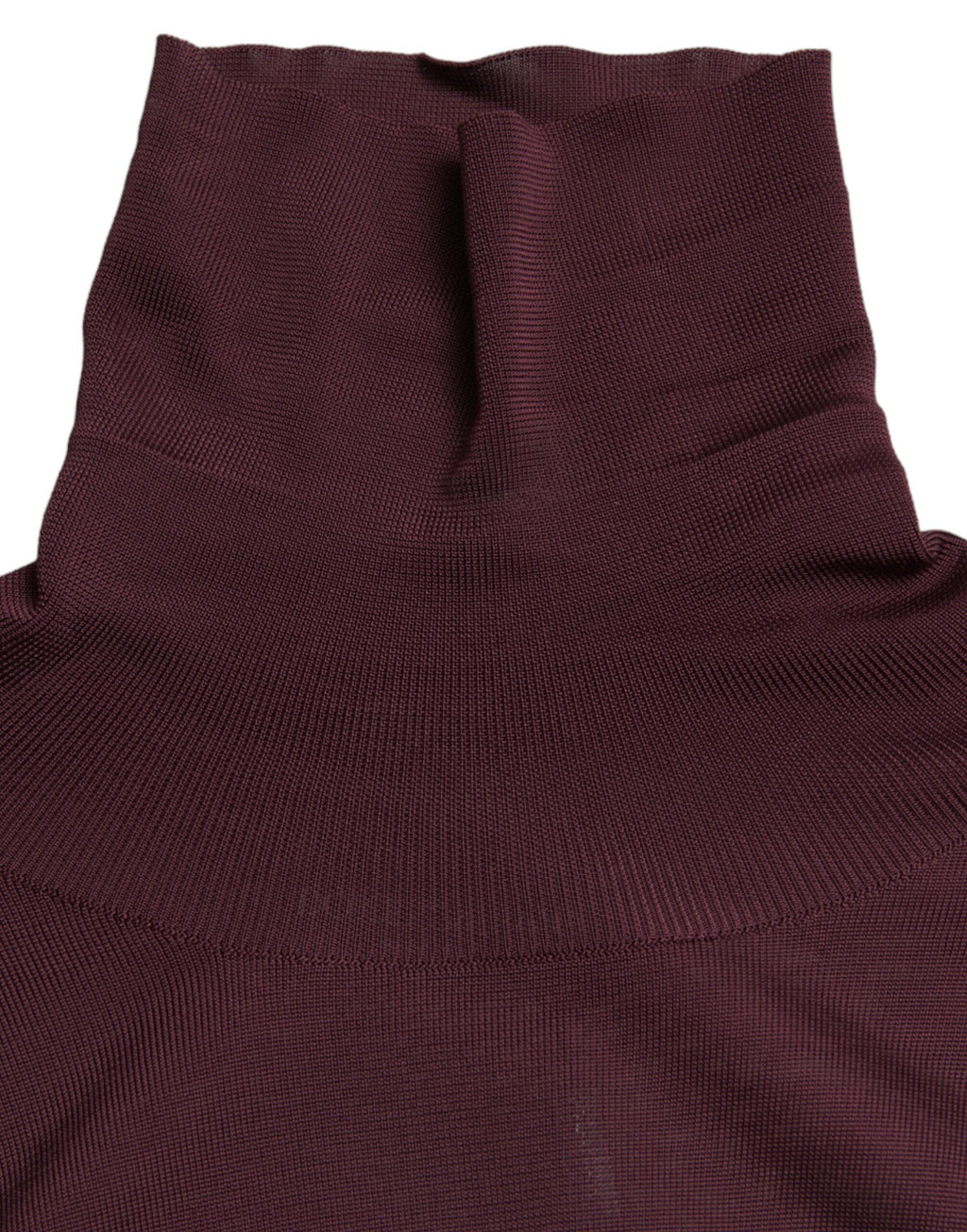 Dolce & Gabbana Kastanienbrauner Viskose-Rollkragenpullover