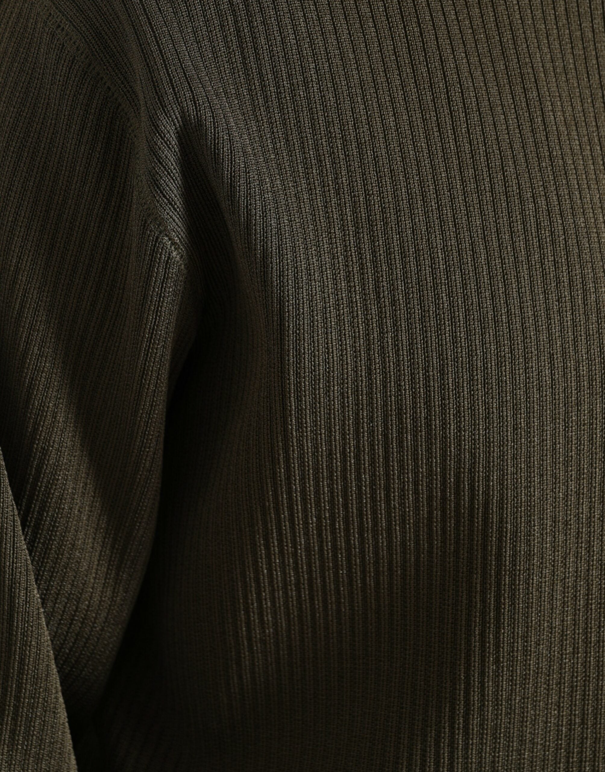 Dolce & Gabbana Green Viscose Crew Neck Men's Sweater