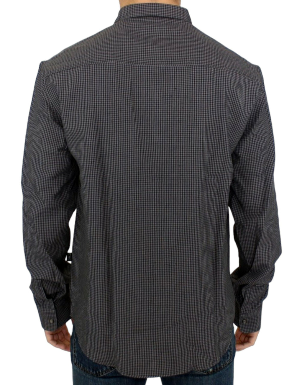 Costume National Grey Linen Casual Shirt