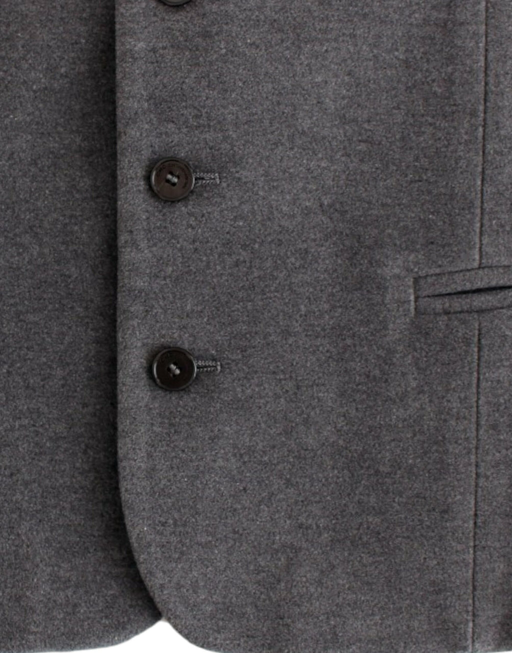 Costume National Grey Cotton Blend Casual Vest