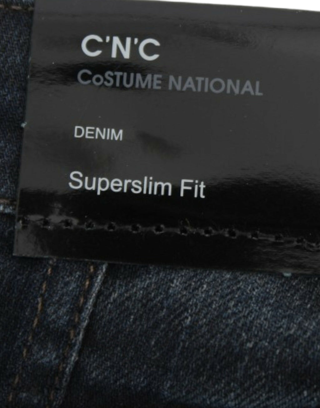 Costume National Blaue Jeans mit dünnem Bein