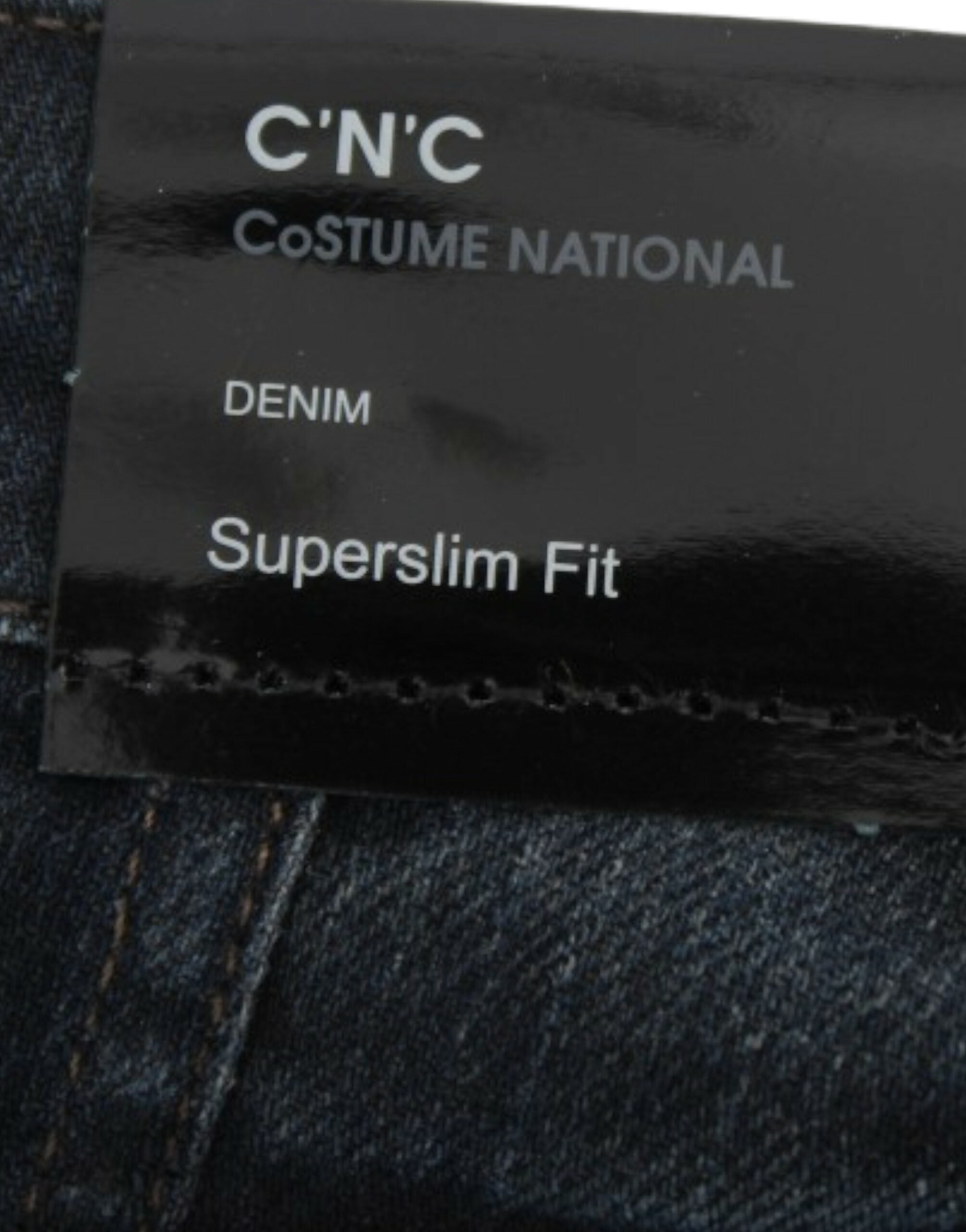 Costume National Blaue Jeans mit dünnem Bein