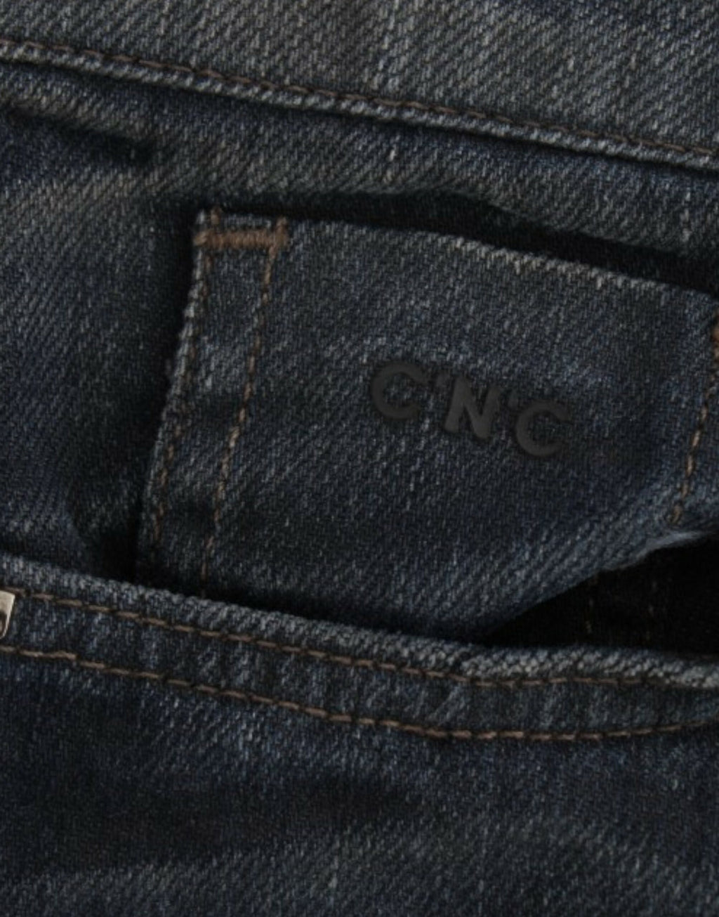 Costume National Blaue Jeans mit dünnem Bein