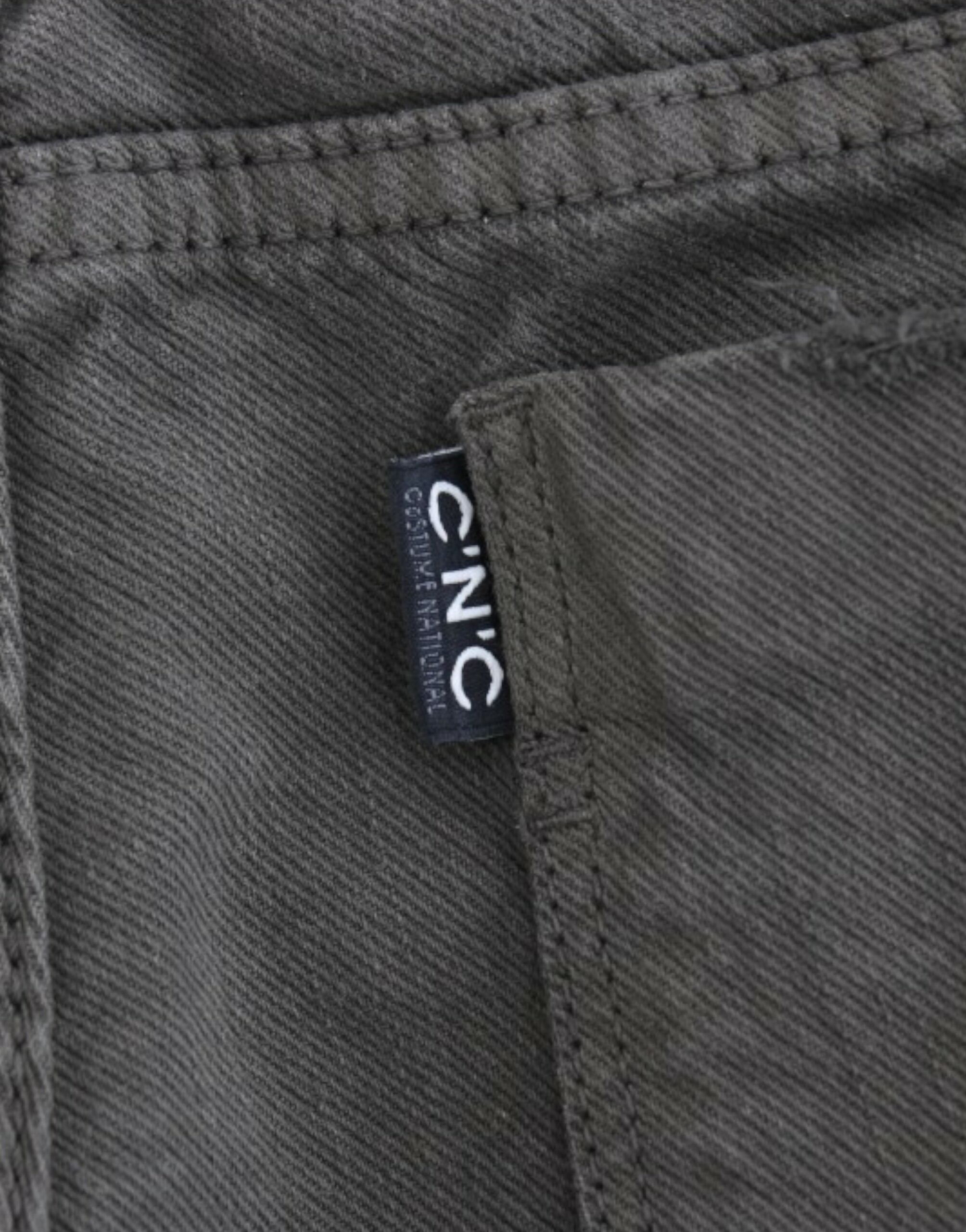 Costume National Green Slim-Leg Jeans