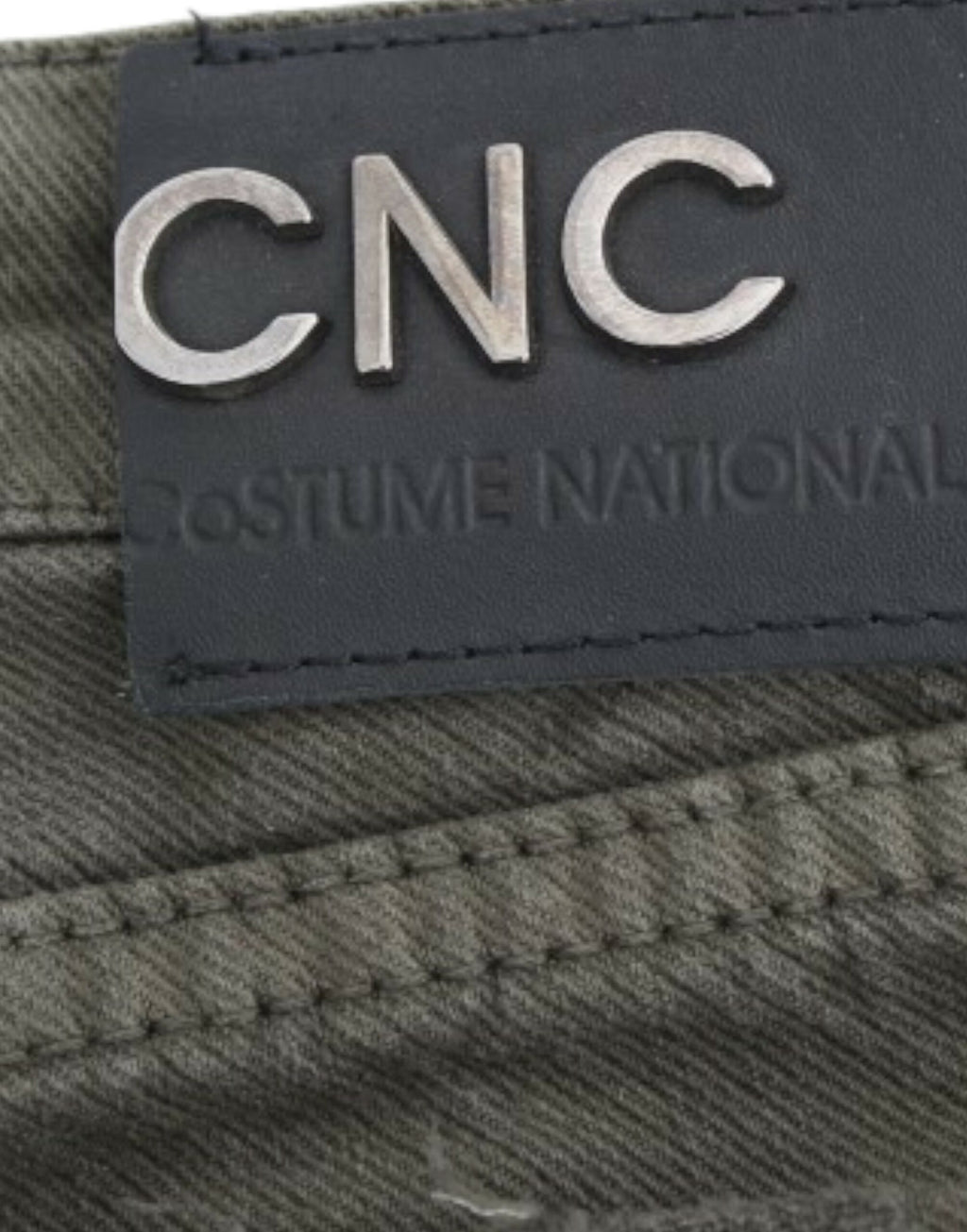 Costume National Green Slim-Leg Jeans