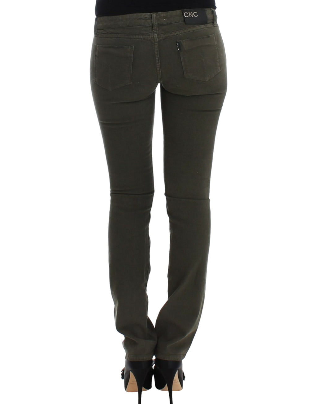 Costume National Green Slim-Leg Jeans