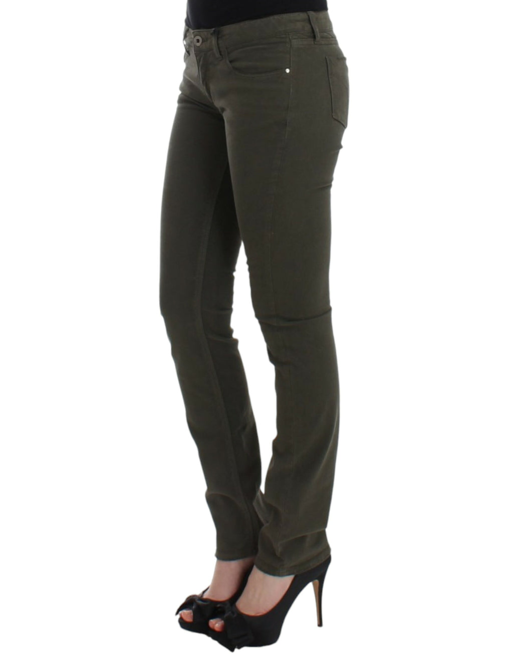 Costume National Green Slim-Leg Jeans