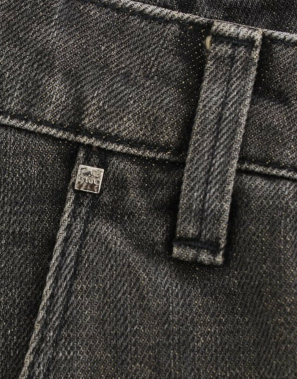 Costume National Gray Distressed Jeans
