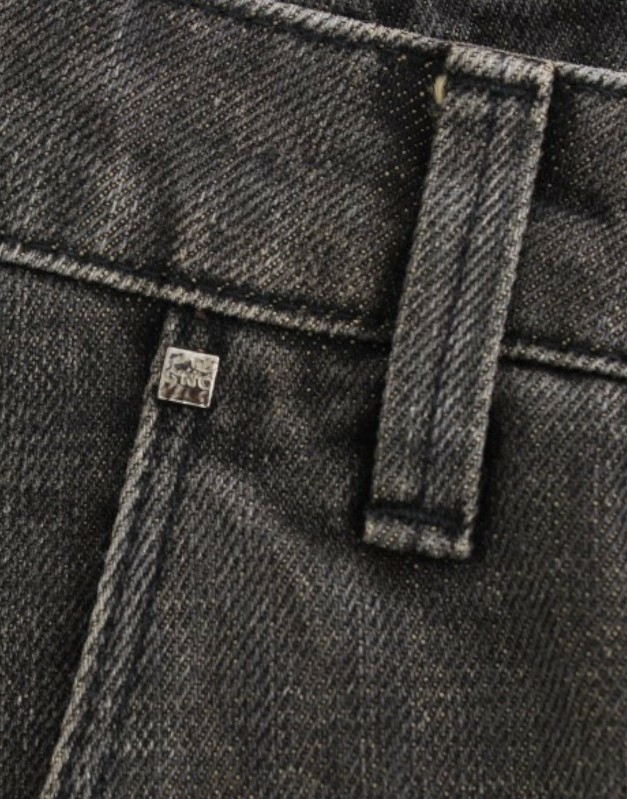 Costume National Gray Distressed Jeans