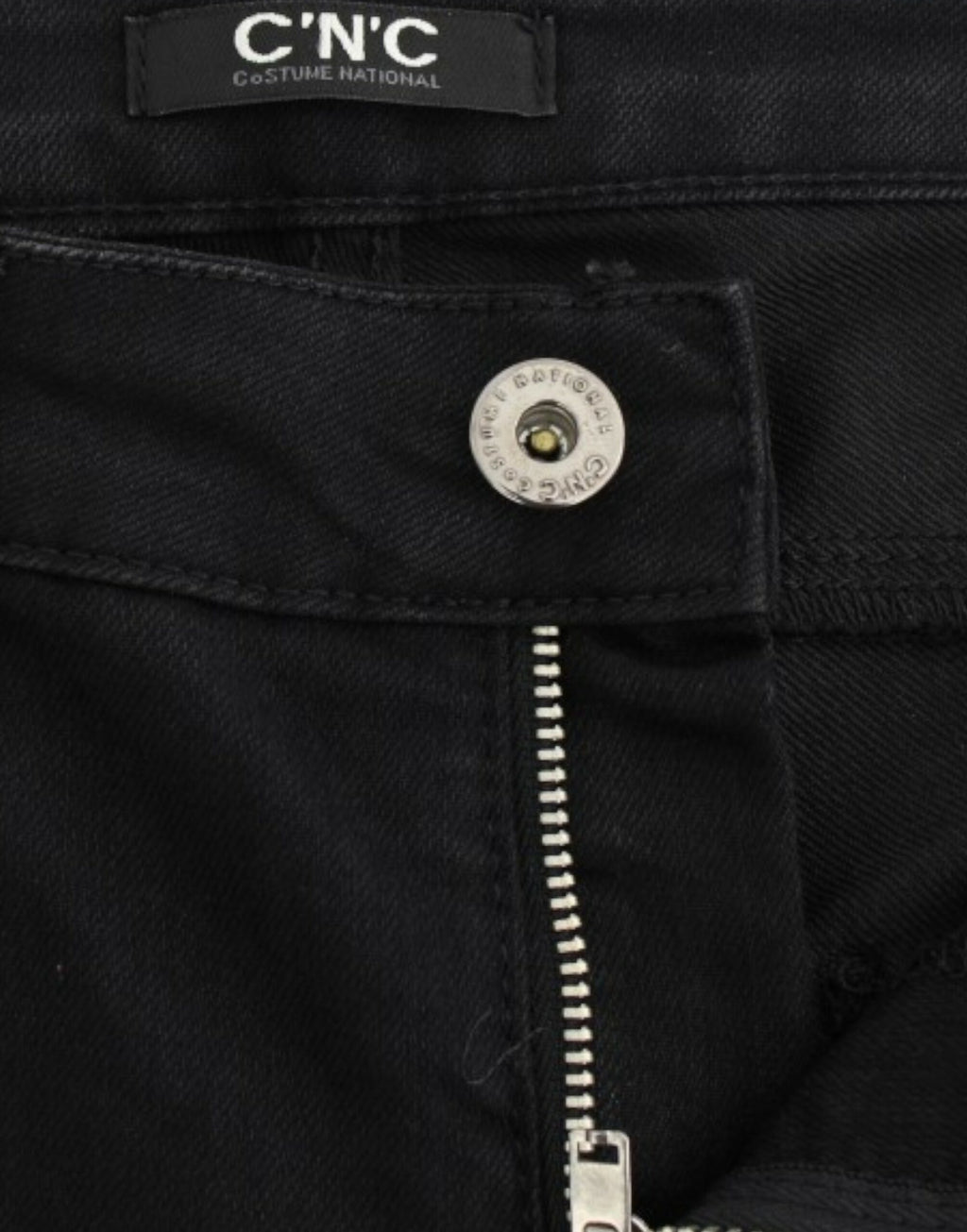 Costume National Schwarze Jeans mit geradem Bein