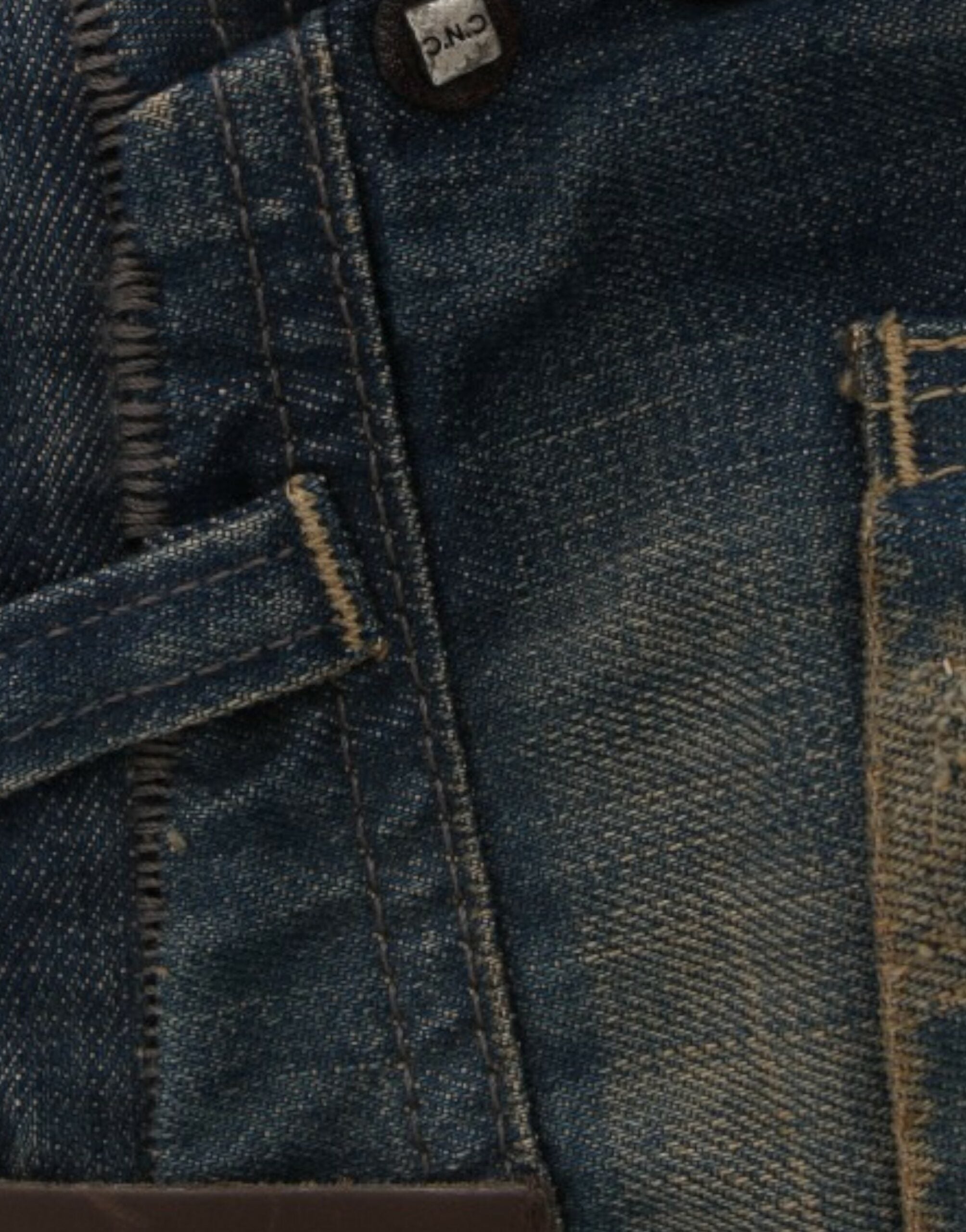 Costume National Blaue Jeans mit geradem Bein