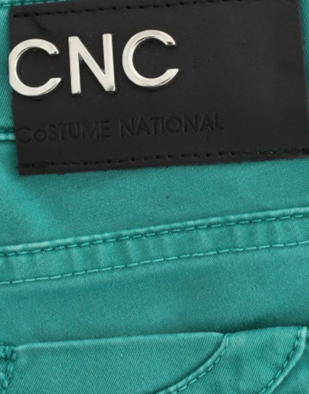 Costume National Green Straight Leg Jeans