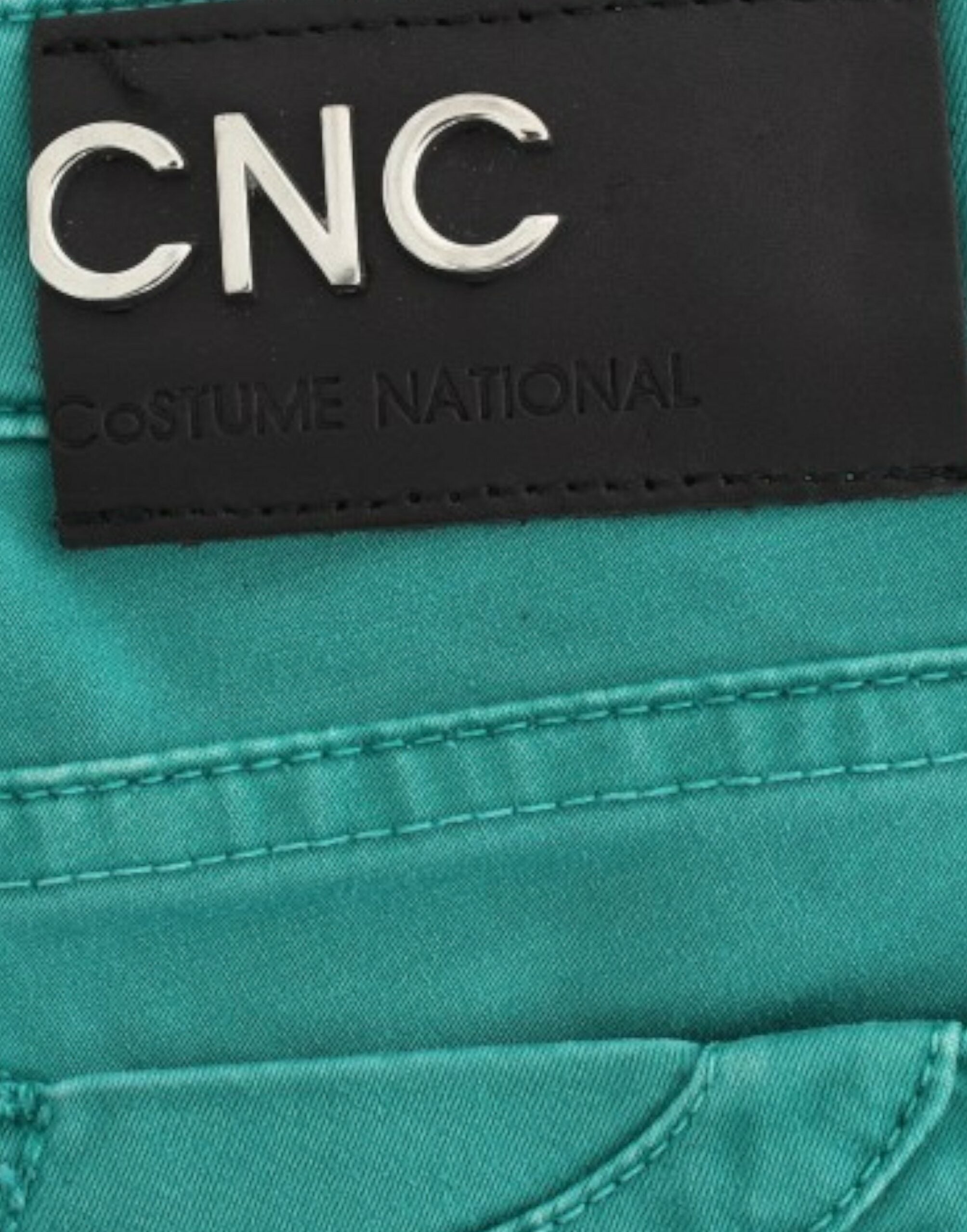 Costume National Green Straight Leg Jeans