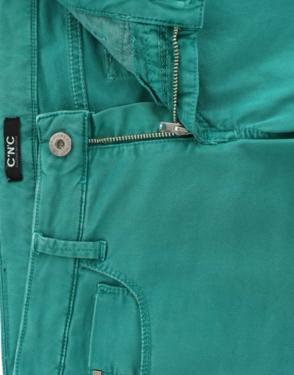 Costume National Green Straight Leg Jeans