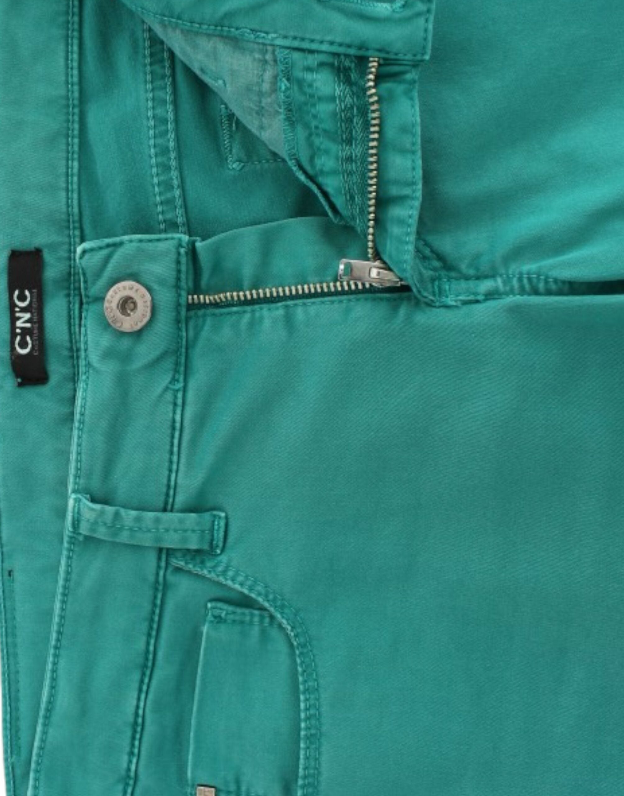 Costume National Green Straight Leg Jeans