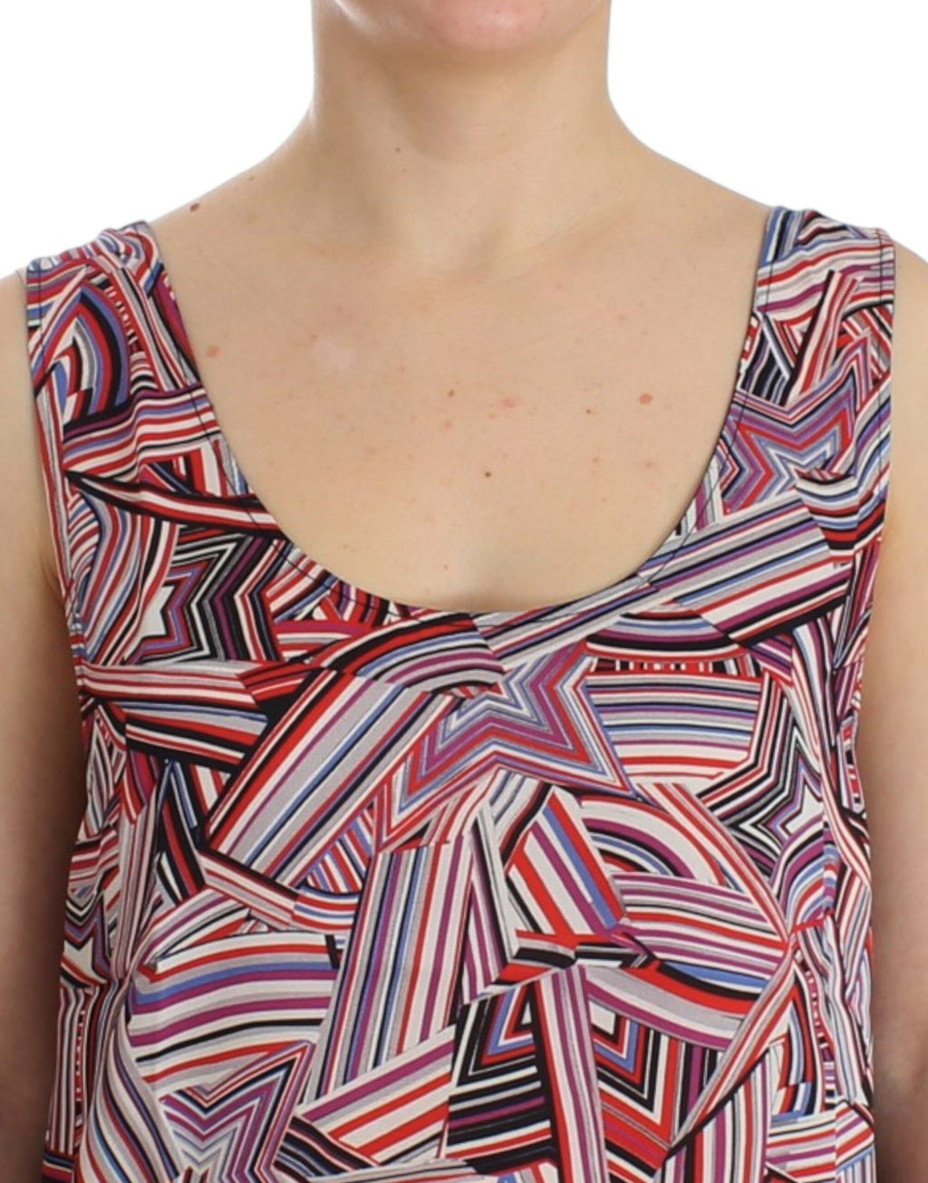 Costume National Multicolor Sleeveless Top