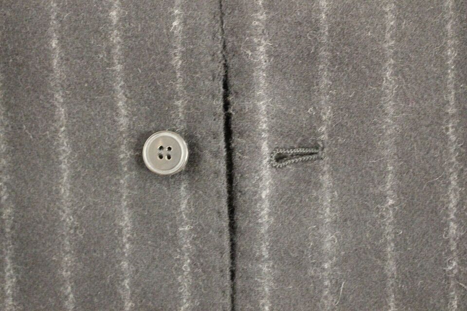 Dolce & Gabbana Schwarz gestreifte Wollweste Logo Gilet Weste