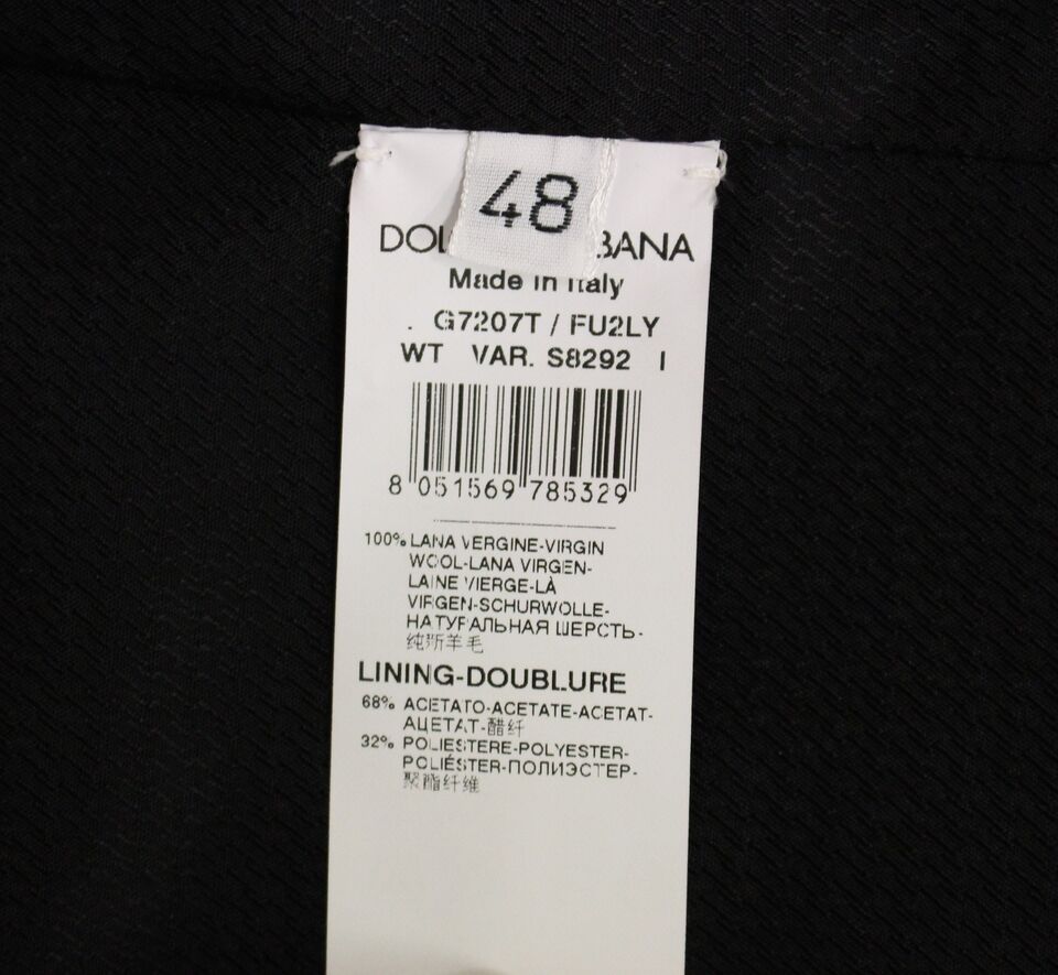Dolce & Gabbana Gray Wool Formal Dress Vest Gilet