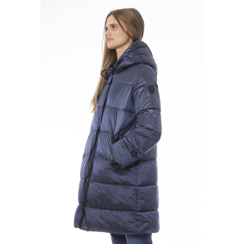 Baldinini Trend Hellblaue Jacke & Mantel aus Nylon