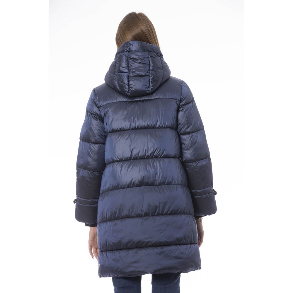 Baldinini Trend Hellblaue Jacke & Mantel aus Nylon