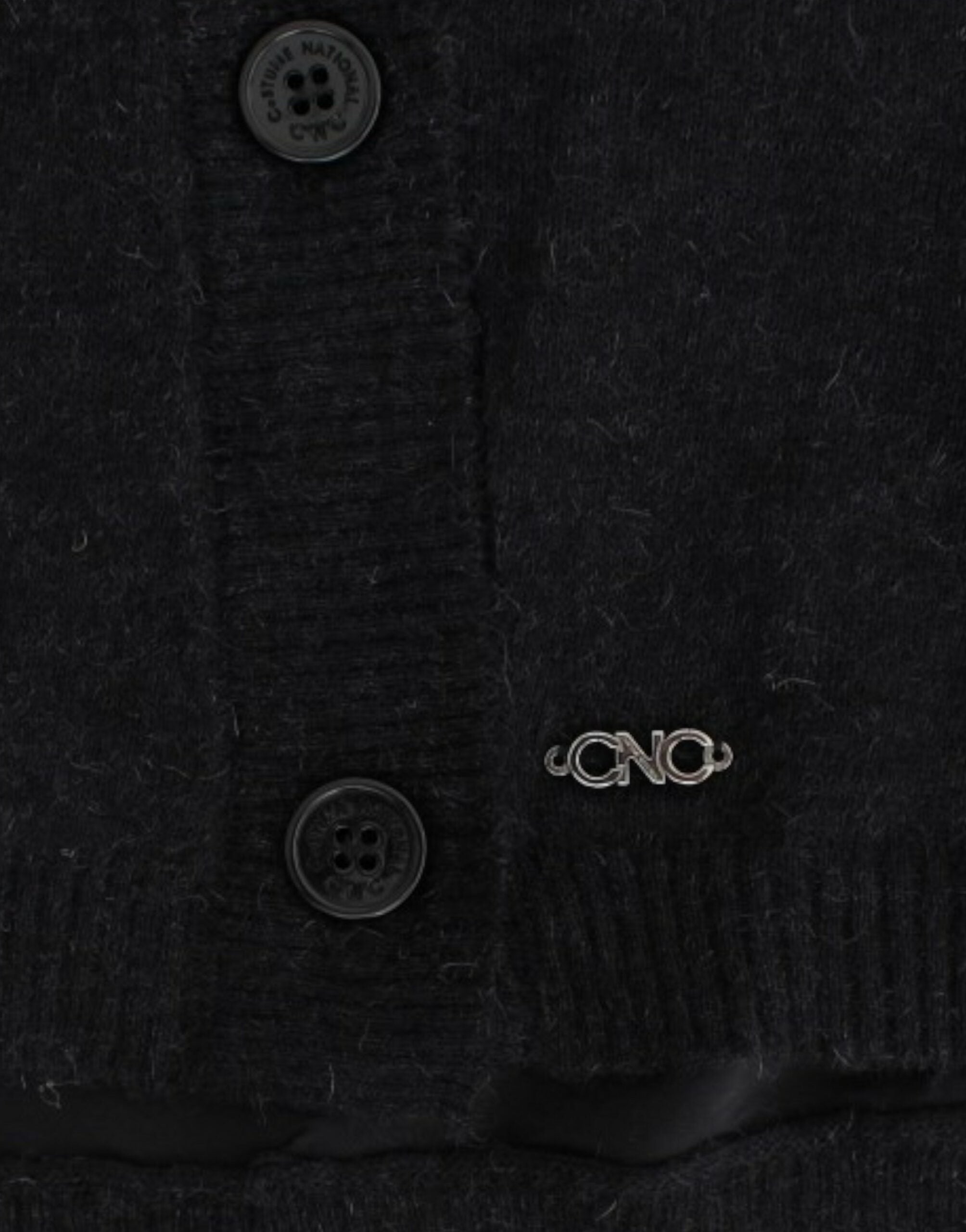 Costume National Gray Alpaca Cardigan